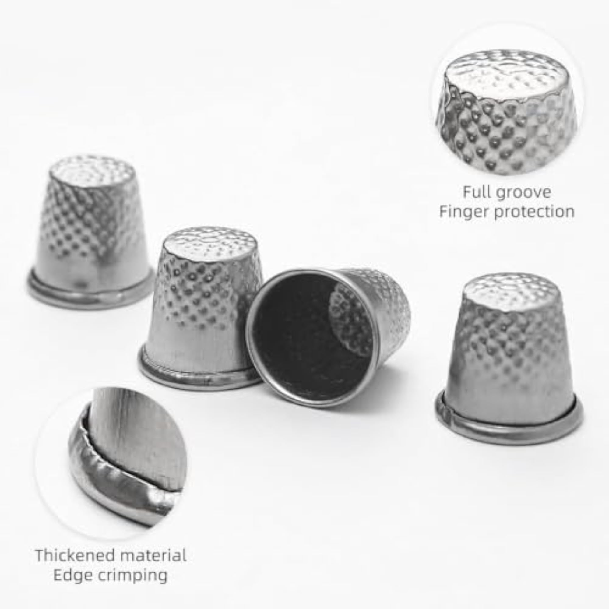 Finger Protector Thimble 4pc for Hand Sewing